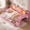 Pink, variant on Afuhokles Twin Daybed Frame with Desk and 7 Storage Drawers, Corner Platform Bed with Bookcase Headboard, Smart LED Lights & Charging Station, Black