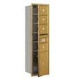 thumbnail image 3 of Salsbury Industries Recessed Private 6 Door Front Load 4C Horizontal Mail Center with 1 Parcel Locker, 3 of 4