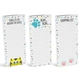 thumbnail image 2 of Inkdotpot Pack of 3 Magnetic Fridge To-Do List Notepads- Magnetic Memo Pads For Refrigerator-(50 Sheets Each)-F9, 2 of 7
