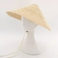 thumbnail image 4 of Sombrero de paja Spire shamjiam Tejido Hecho a mano Protección solar 18cm, 4 of 9