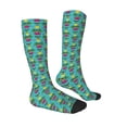 thumbnail image 3 of Fotbe Sunmmer Cat print Women's Men's Novelty Crew Socks Cotton Socks Knee High Socks for Walking,Running,Nurses,Pregnancy, 3 of 9