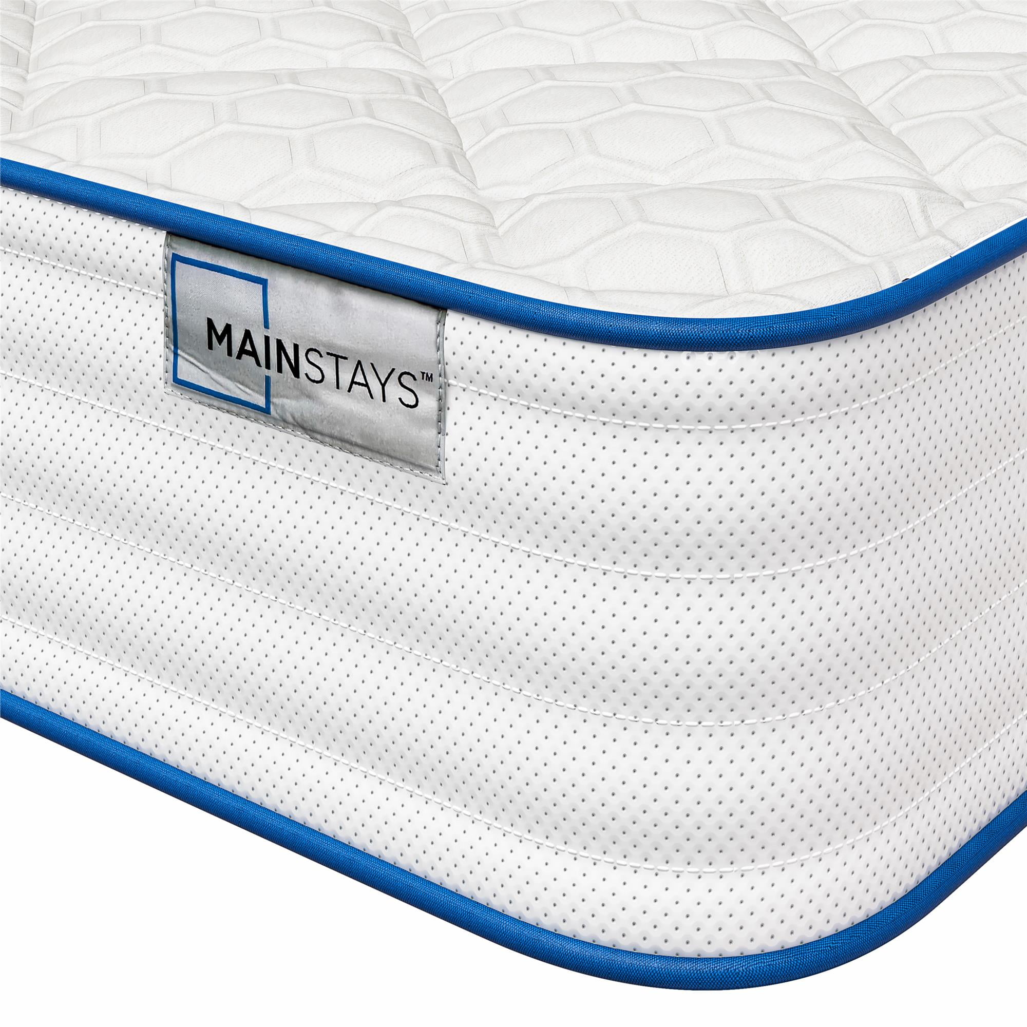 Mainstays 8" Pocket Spring Hybrid Bed Mattress in a Box, Medium Firm Queen