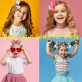 thumbnail image 7 of 18pcs 5" JoJo Siwa Hair Bows for Girls Alligator Clips Unicorn Rainbow Grosgrain Ribbon Big Bows Clips Hair Accessories for Infants Toddlers Kids Teens, 7 of 7