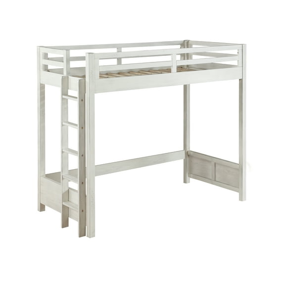 Acme Furniture ACME Celerina Twin Loft Bed, Weathered White Finish