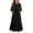 Z70 Black, variant on Mifsaly Little Girl Dresses Ruffle Half Sleeve A-Line Tiered Long Dress Comfortable Flowy Casual Summer Beach Sundress with Pockets