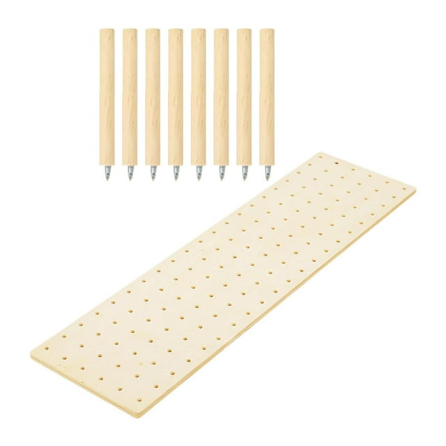 simhoa Wood Pegboard Drawer Organizer Peg Board System for Food Containers Cookware