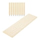 thumbnail image 1 of Tablero perforado de madera, organizador de vajillas y platos, portaplatos con clip para cajón, ajustable para contenedores de alimentos,, 1 of 9