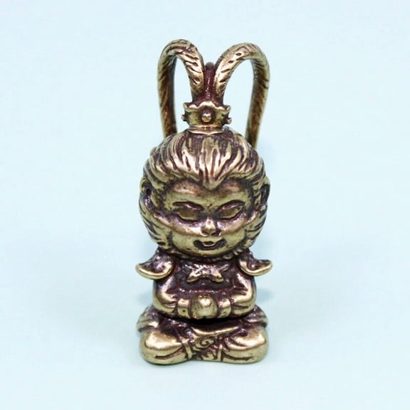 Monkey Figurine Brass Statue Animal Figurines Toys House Desktop Decoration