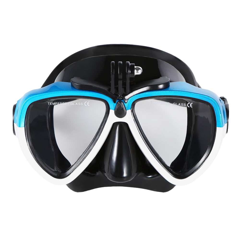 Camera Snorkeling Tempered Glass Headband Diving Goggles Swimming For 