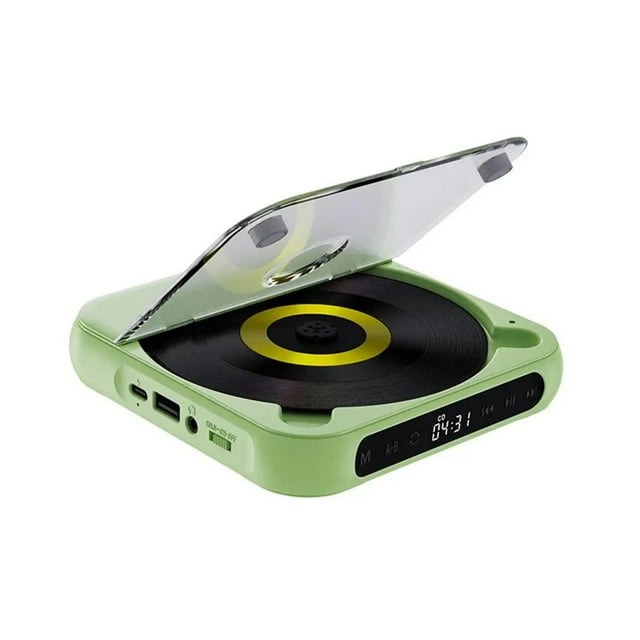 Portable CD Player Desktop Retro CD Players for Home Office Rechargeble Vintage CD Player ,Bluetooth Transmitter 5.0