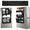 Black, variant on Mini Fridge Organizer and Dust Cover with 14 Pockets, Over-The-Fridge Hanging Storage Caddy for Dorm and Office, Black