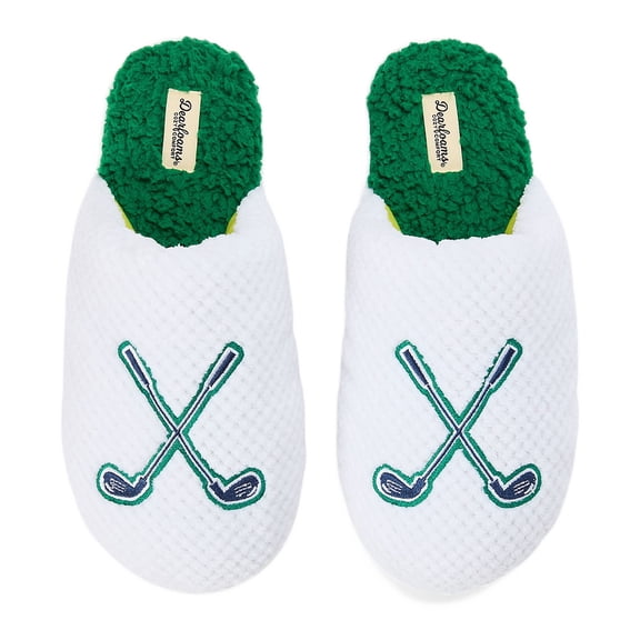 Dearfoams Men's Sports Scuff Slippers