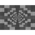 thumbnail image 1 of Ahgly Company Indoor Rectangle Patterned Dark Gray Black Area Rugs, 5' x 8', 1 of 6