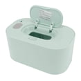 thumbnail image 2 of Calentador de toallitas Dispensador de toallitas húmedas Alimentación por USB Temperatura constante Gran capacidad con pantalla Calentador de toallitas para bebés Verde, 2 of 10