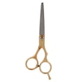 thumbnail image 1 of Tijeras profesionales para cortar cabello, tijeras de peluquero, salón familiar, herramienta de peluquería de dientes planos, color dorado, 1 of 8