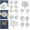 Shape07, variant on 4Sheets St. Patrick's Day Soluble Hand Sewing Embroidery Stabilizers 30x21cm/sheet Self Adhesive Washable Stick and Stitch Embroidery Paper Practice Stabilizers