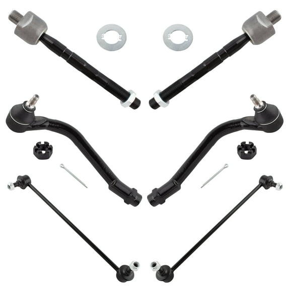 BOXI 6pcs Front Sway Bars   Inner & Outer Tie Rod Ends For Hyundai Sonata/for Kia Optima 2011-2012 (Excluding Hybrid; Built Before 12/11 Production Date)| K750610 K750611 ES800717 ES800718 EV800974