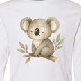 thumbnail image 4 of Inktastic Sleepy Koala Long Sleeve Youth T-Shirt, 4 of 5