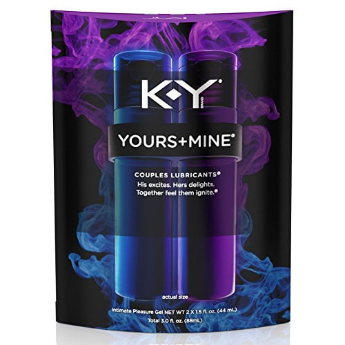 K-Y Yours + Mine Couples Lubricants 3 oz