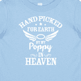 thumbnail image 4 of Inktastic Handpicked for Earth by My Poppy in Heaven with Angel Wings` Boys or Girls Baby T-Shirt, 4 of 5