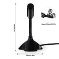 thumbnail image 2 of Microphone USB de Bureau pour Ordinateur Portable Mini Microphone Tube Flexible Col Réglable Micro PC Noir, 2 of 9