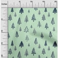 thumbnail image 2 of oneOone Cotton Cambric Light Mint Green Fabric Tree Fabric For Sewing Printed Craft Fabric By The Yard 42 Inch Wide, 2 of 6