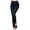 Black, variant on HOMBOM Women Leggings Jegging Black Casual Imitation Denim Pants Ankle Slim-Leg High Elastic Waist Women Pants Under $10 L