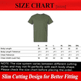thumbnail image 2 of Gildan Men Light Cotton T-Shirt, Adult Crewneck Tee, 100% cotton Military Green Shirt, S, 2 of 5