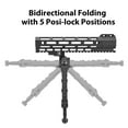 Fooletu Tiltable Foldable Quick Release Bipod, 7.59 Inches Aluminium