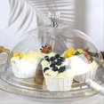 thumbnail image 4 of Fruit Dessert Tray with Handles Round Serving Tray for Countertop, 4 of 5