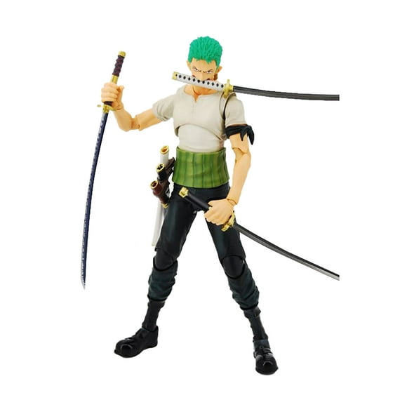 YQLADB Anime Action Heroes Roronoa Zoro Battle-The Rai on Onigashima-, Variable PVC Figure Character Model Ornaments Statue, Multicolor