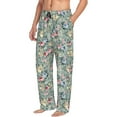 thumbnail image 6 of Honiee Rose Flowers for men - a sleek fusion of Straight Pajama Pants, versatile Lounge Pants, and cozy Sleepwear, all rolled into one-X-Large, 6 of 6