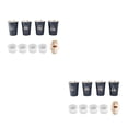 thumbnail image 3 of Juego de 4 piezas Eigraketly Acero inoxidable vaso de vino taza de té leche cerveza 350ML, 3 of 6