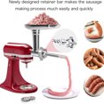 thumbnail image 6 of Orino Meat Grinder Attachment for KitchenAid Stand Mixers, Accessories Included 2 Sausage Stuffer Tubes and 4 Grinding Plates, Metal Food Grinder Accessories, 6 of 6
