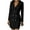 Black, variant on lcziwo Deals of the Day Women's Formal Blazer Dress Bodycon Button Up Slim Style Long Sleeve Mid Dresses Business Work Office Pencil Dress with Pockets 2024 Black,XL