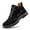 Black, variant on Men's Chukka Boots Casual Leather Shoes Ankle Shoes Non Slip Breathable Comfortable Mid Top for Driving Walking Outdoor