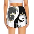 thumbnail image 4 of Goofa Unicorn in Yoga Printed Women 2 in 1 Running Shorts,Quick Dry Athletic Workout Shorts,High Waisted Athletic Shorts with Liner Pockets-Medium, 4 of 9