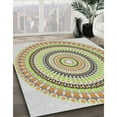 thumbnail image 3 of Ahgly Company Machine Washable Indoor Rectangle Transitional Dark Almond Brown Area Rugs, 5' x 7', 3 of 7