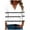 White, variant on HVOBTTY Womens 3/4 Sleeves Pullover T Shirt, Fall Tops for Women Plus Size, Women's Fashionable Striped 3/4 Sleeve V Neck Loose Fitting Top Blue, XXXXL