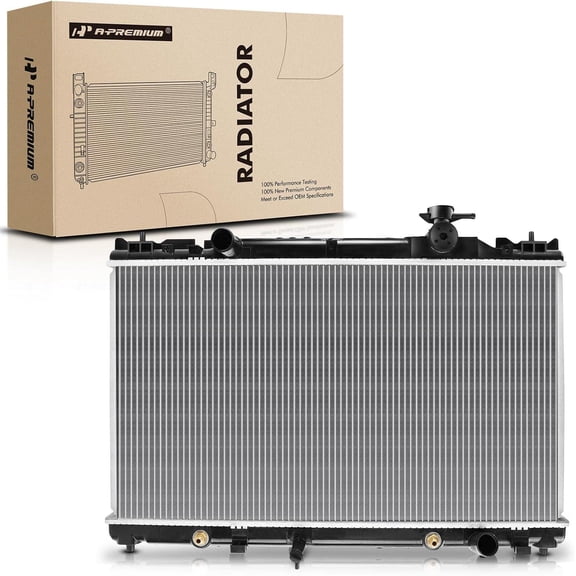 A-Premium Engine Coolant Radiator Assembly with Transmission Oil Cooler Compatible with Toyota Camry 2002-2006, Solara 2004-2008, Automatic Transmission, Replace# 164000H200, TO3010256