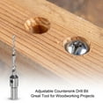 thumbnail image 5 of Countersink Drill Bit 4 x 8 x 100mm for Wood DIY HSS High-Speed Steel Adjustable Woodworking Carpentry Reamer, 5 of 5