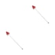 thumbnail image 1 of Ounissouiy Agitador de copa de vino Swizzle Mixing Stick Varilla mezcladora Silicona Barra de acero inoxidable Accesorios de herramientas para Type3 NO3, 1 of 6