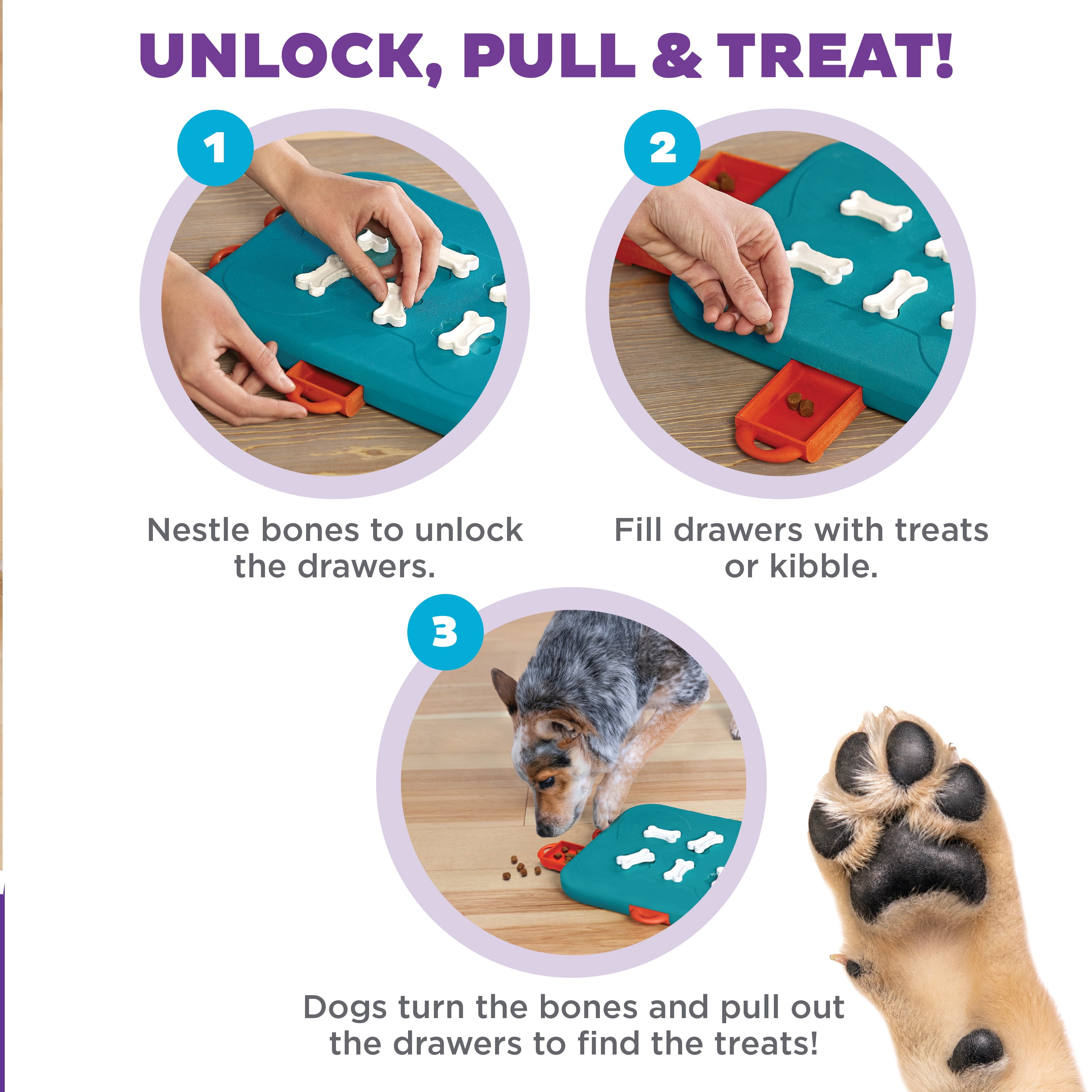 Outward Hound by Nina Ottosson Dog Casino Treat Puzzle Enrichment