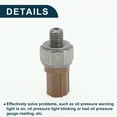 thumbnail image 3 of Engine Oil Pressure Sensor Switch for HONDA Civic 2006-2011 Durable No.28600RPC004 Brown Silver Tone 1 Pc, 3 of 6