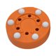 thumbnail image 1 of Disco de hockey sobre patines Disco de hockey sobre hielo Equipo Disco de entrenamiento de reemplazo versátil Naranja, 1 of 8