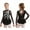 White, variant on Girls Mesh Splice Figure Ice Skating Long Sleeves Ballet Dance Gymnastics Leotards Tutu Dress Size 6-16 Yellow 16