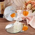 thumbnail image 5 of 3 Pcs Round Glass Mirror 5.9 Inch Glass Mirror Decorative Glass Mirror Wall Decor 2.5mm Thick Glass Mirror Tiles Mirror Sheets for Home Cabinet DIY Decorations Jewelry Exhibition for DIY, 5 of 9