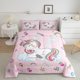 thumbnail image 1 of Juego de Cama Unicornio Niñas Lindo juego de cama unicornio para niños Niños Niñas, 1 of 7