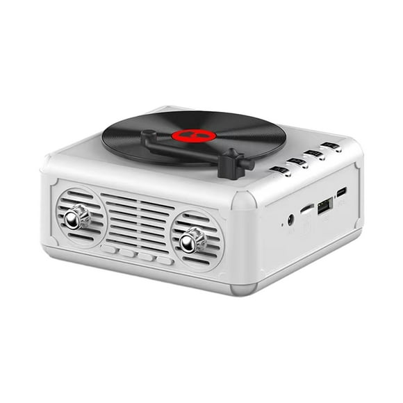 RXIRUCGD Record Player Bluetooth Speaker Vintage Portable Suitcase Turntables with Built-in Speakers, Great Christmas Gifts for Women and Men