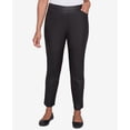 thumbnail image 4 of Alfred Dunner Womens Petite  Faux Leather Flat Elastic Waist Short Length Pant, 4 of 6